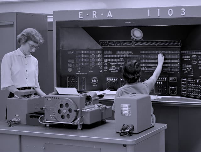Univac 1103 Computer in the 1950s